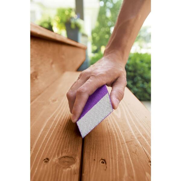 3M Pro Grade Precision 4-1/2 in. x 2-1/2 in. x 1 in. 120-Grit Fine Dust Channeling Sanding Sponge (Case of 12)