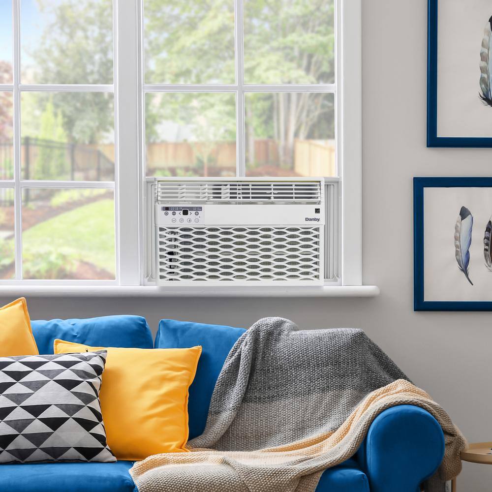 Danby 6000 BTU White Window Air Conditioner with Remote
