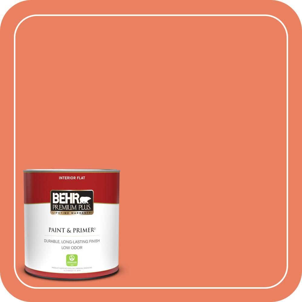1 qt. #200B-6 Mesa Sunrise Flat Low Odor Interior Paint & Primer price history on PriceWatchPro