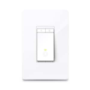 Kasa Smart Wi-Fi Light Dimmer Switch, White