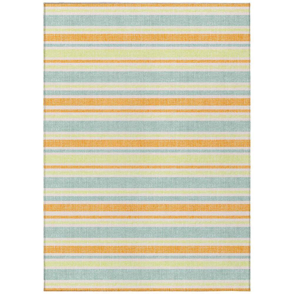 Orange 9 ft. x 12 ft. Woven Striped Polyester Rectangle Indoor/Outdoor Area Rug price history on PriceWatchPro
