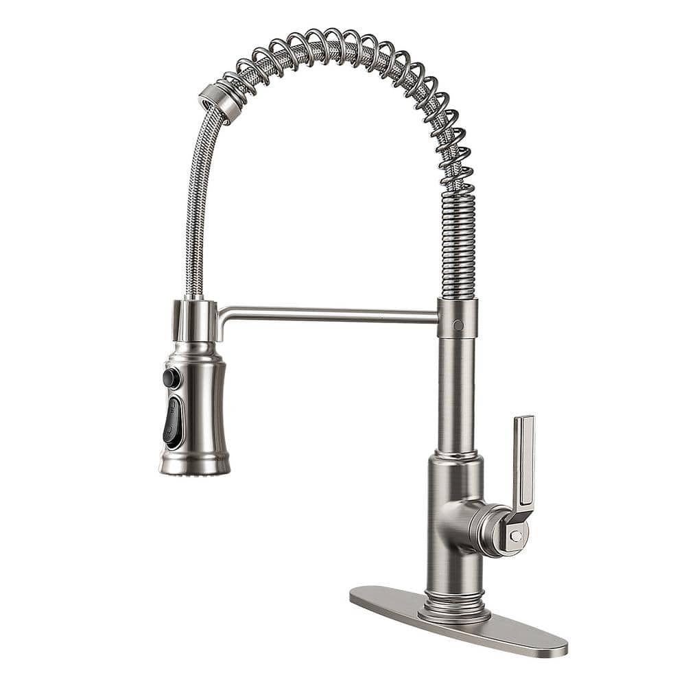 Single Handle Pull Down Sprayer Kitchen Faucet with Advanced Spray Pull Out