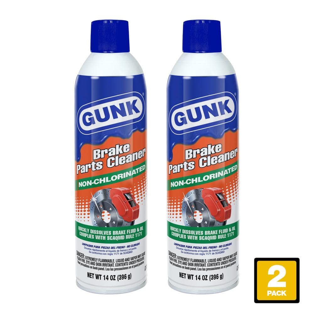 GUNK 14 oz. Non-Chlorinated Brake Cleaner (Pack of 2)
