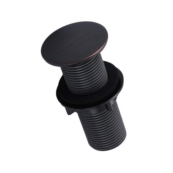 1.71 in. x 3.29 in. Kitchen Round Sink Hole Cover in Oil Rubbed Bronze