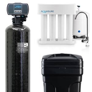 Whole House Water Softener/Reverse Osmosis Drinking Water Filter Bundle (48,000 Grains)