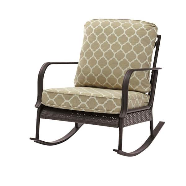 hampton bay metal rocking chair