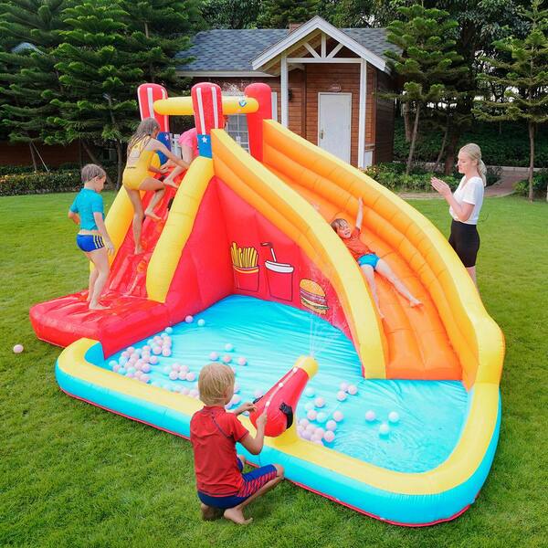 Water Bouncy Castles For Kids Near Tallahassee, Fl Banzai Plummet