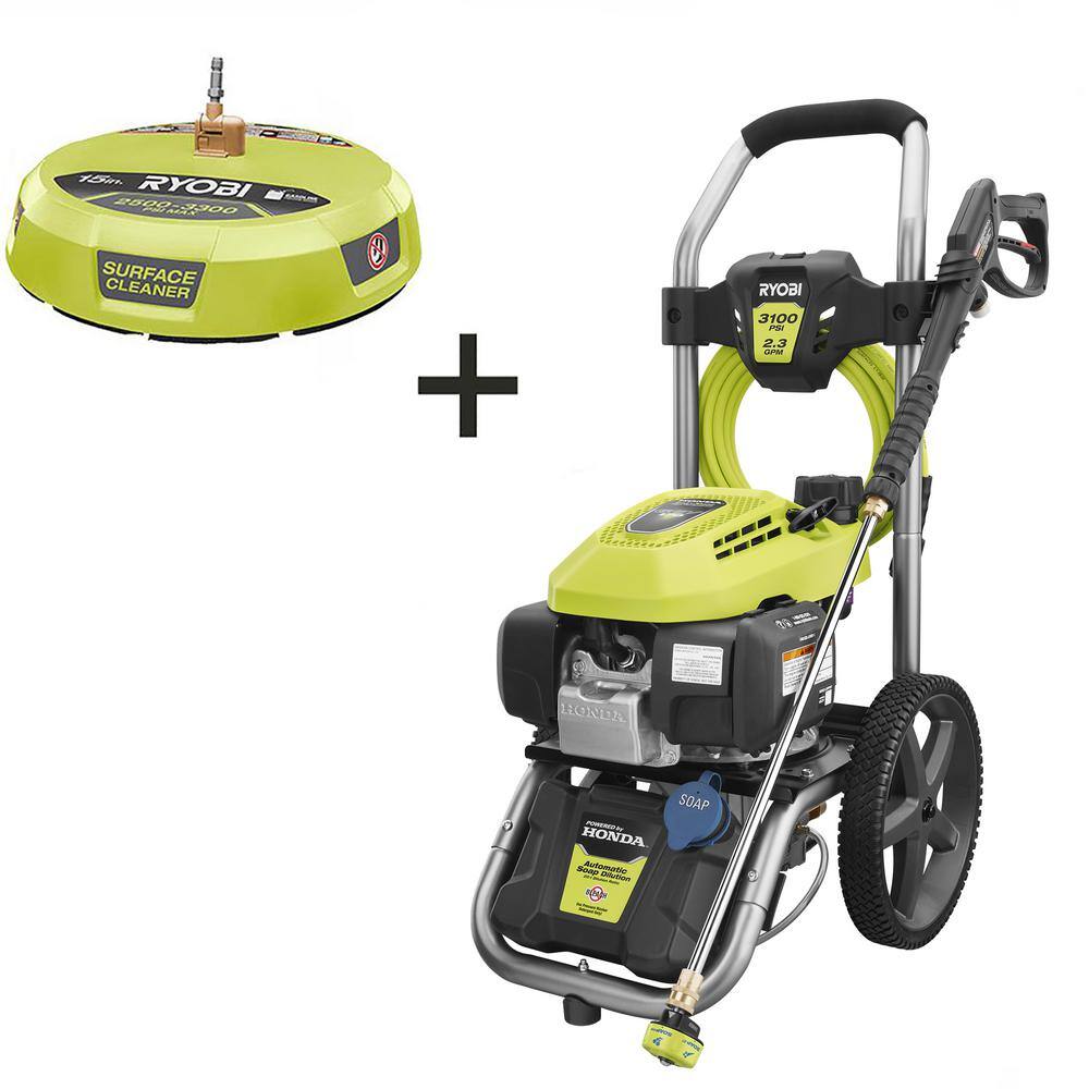 RYOBI RY803023 3100 PSI GPM Cold Water Gas Pressure Washer