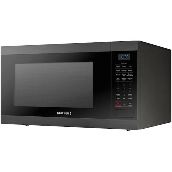 Samsung Electronics Samsung MS19M8000AS/AA Large Capacity Countertop  Microwave Oven with Sensor and Ceramic Enamel Interior, Stainless Steel,  1.9
