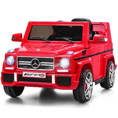 Costway Mercedes Benz SLS Red Electric R/C mp3 Kids Ride On car Battery