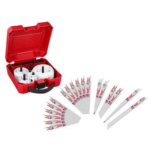 Horusdy 10 Piece Reciprocating Saw Blades Set Metal And Woodcutting...