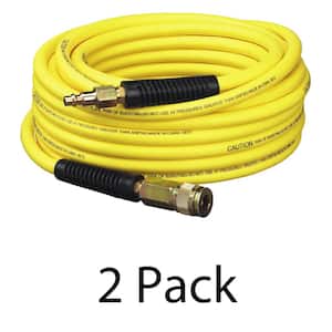 Grip 50 ft x 3/8 in USA Hybrid Air Hose 300 PSI - Lightweight, Low  Friction, Reduced Kinking - Solid Brass 1/4 NPT - Home, Garage, Workshop