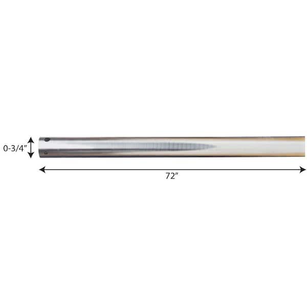 AirPro 72 in. Brushed Nickel Extension Downrod AirPro 72 in. Brushed Nickel Extension Downrod