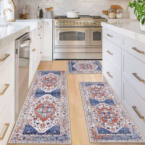 Boho Kitchen Mats Set of 3