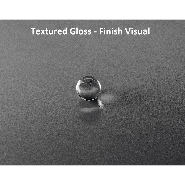 5 ft. x 12 ft. Laminate Sheet in Black with Matte Finish