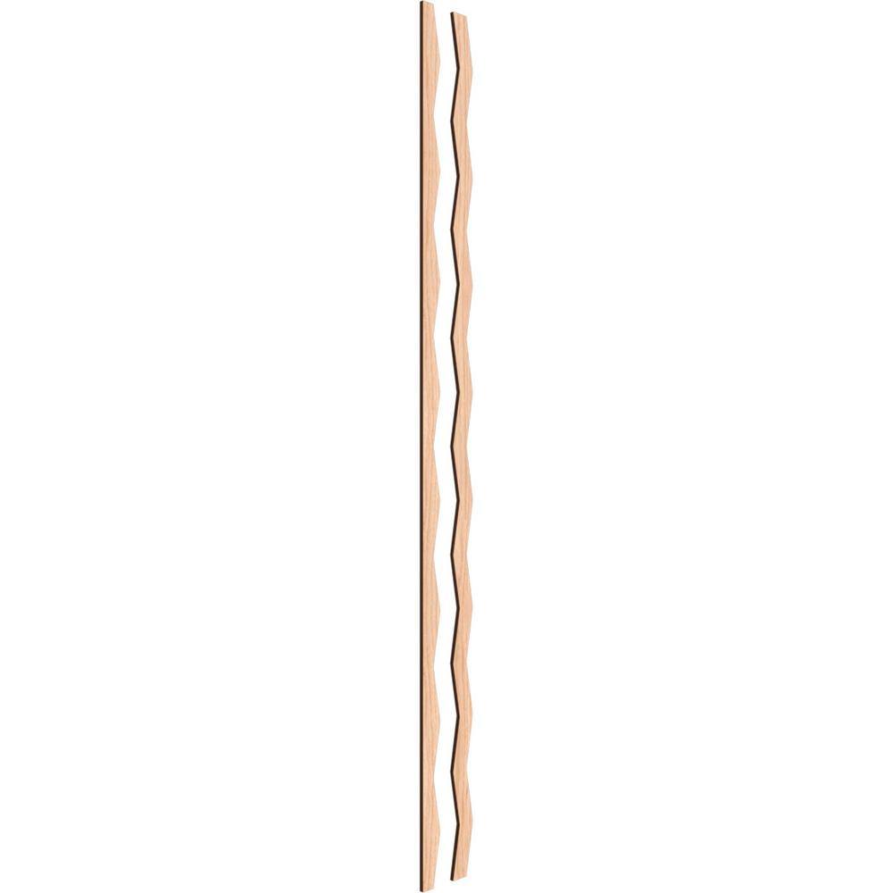 Eastport Hickory Adjustable Wood Slat Wall Panel Kit