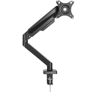 Monitor Mount Adjustable Single for 13-32 in. Screens Gas Computer Monitor Arm Desk Mount Holds 20 lbs.