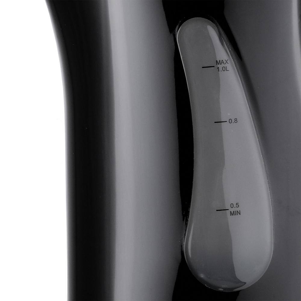 Brentwood Black BPA-Free 1-Liter Cordless Electric Kettle