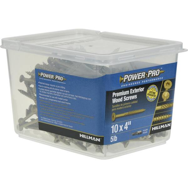 thumbnail interactive-video image 1 of Power Pro 48613 Wood Screws, #10 X 3", Premium Outdoor Deck 1 of 11