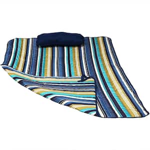 Sunnydaze Decor Breakwater Stripe Pad and Pillow WIM-292 - The Home Depot