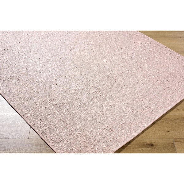 Lush Pink Cottage 5 ft. x 7 ft. Indoor Area Rug