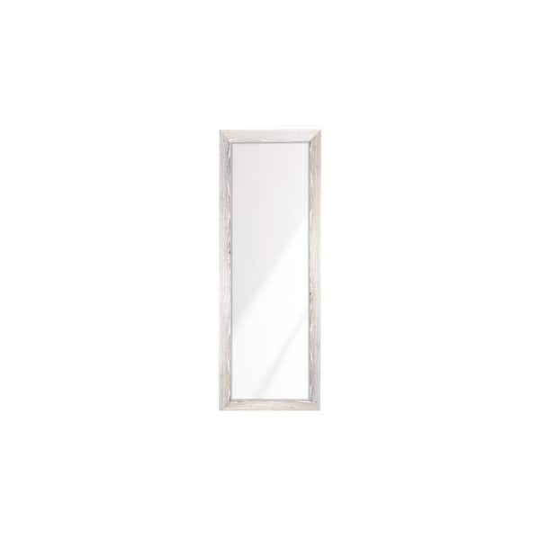 BrandtWorks Restoration White Framed Wall Mirror 25.5 in. W x 70.5 in
