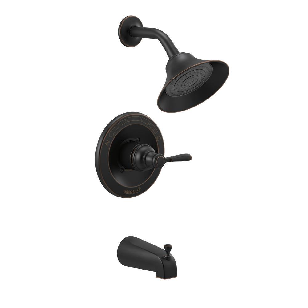 Elmhurst 1-Handle Wall Mount Tub and Shower Trim Kit in Oil Rubbed Bronze (Valve Not Included) price history on PriceWatchPro