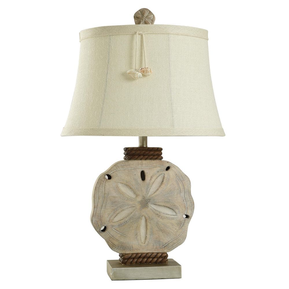 StyleCraft Coastal 31 in. Vipitenow, Silver Table Lamp L317866DS - The Home  Depot