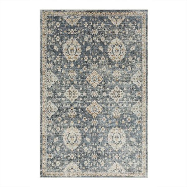 Mohawk Home Iphigenia Anthracite 2 ft. x 2 ft. 11 in. Area Rug