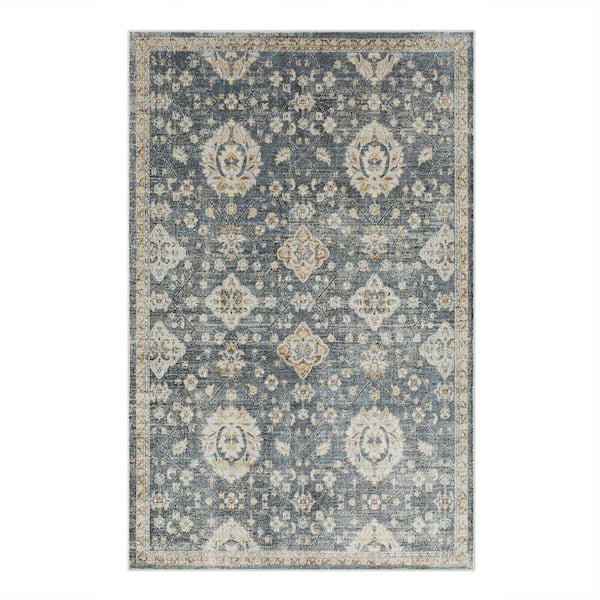 Iphigenia Anthracite 6 ft. x 9 ft. Area Rug