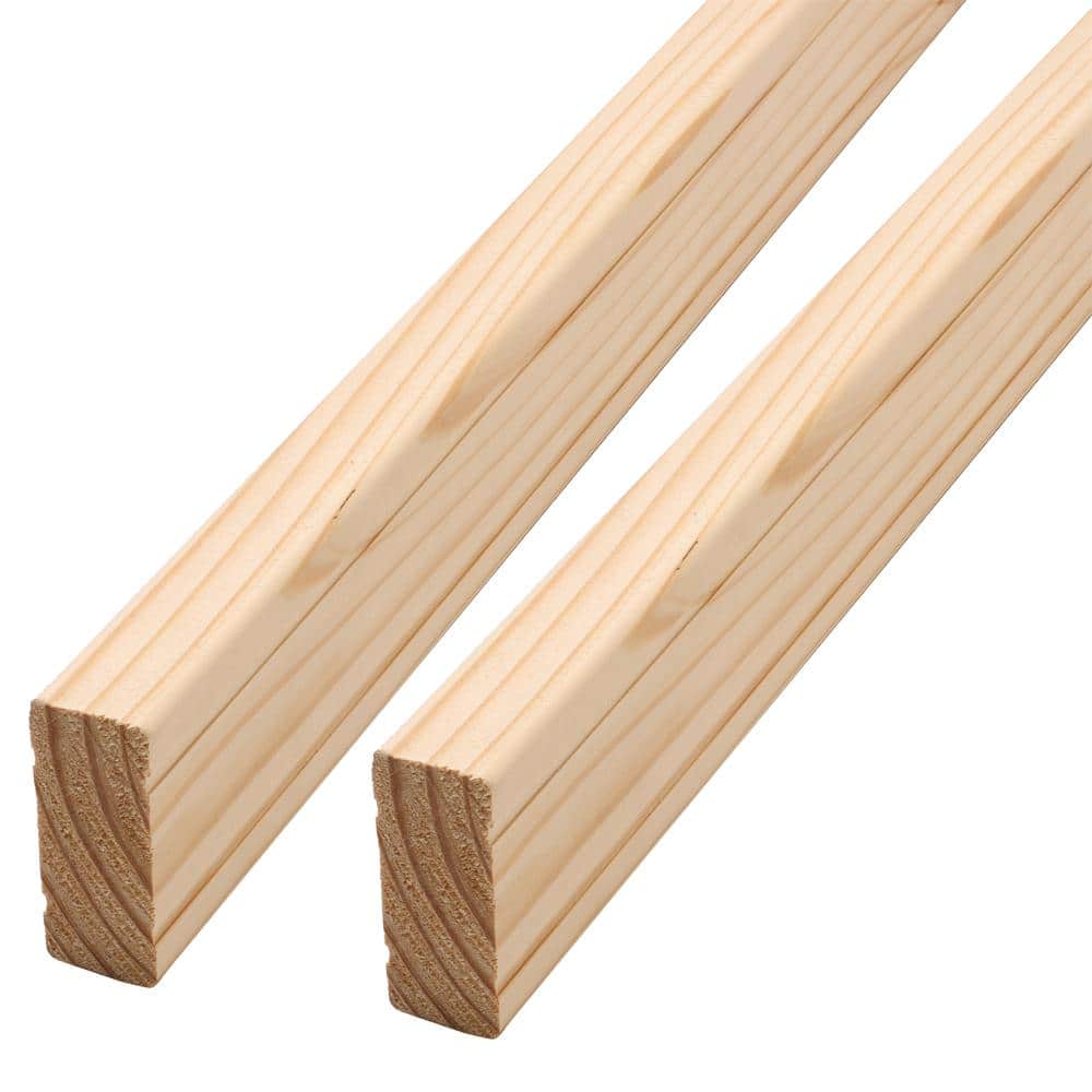 Pressure-Treated Pine 6 ft. Wood Railing Kit with Balusters