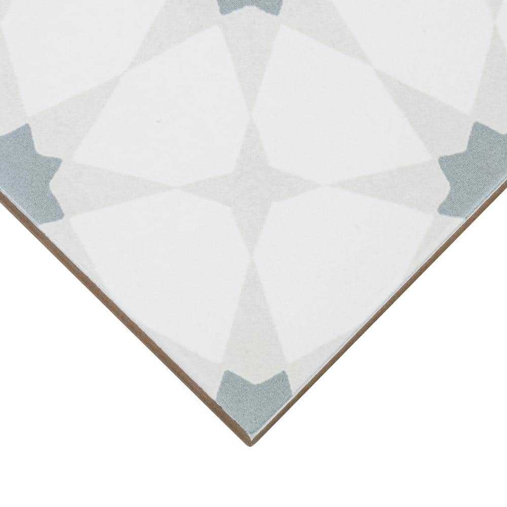 Amara 8" x 8" Zoudia Matte Porcelain Floor and Wall Tile