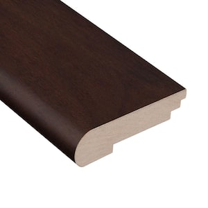 Cocoa Acacia 3/8 in. Thick x 3-1/2 in. Wide x 78 in. Length Stair Nose Molding