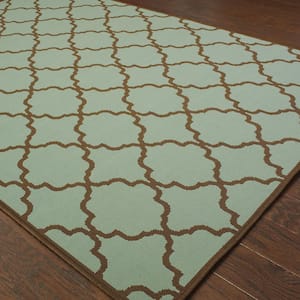 Newport Aegean  Doormat 3 ft. x 5 ft. Indoor/Outdoor Patio Area Rug