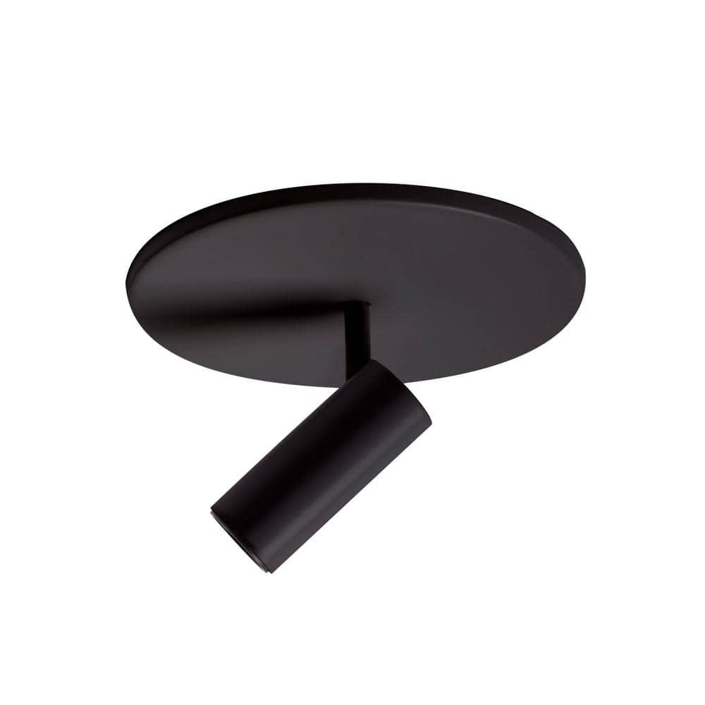 Downey Black LED Semi-Flush Mount Light Fixture