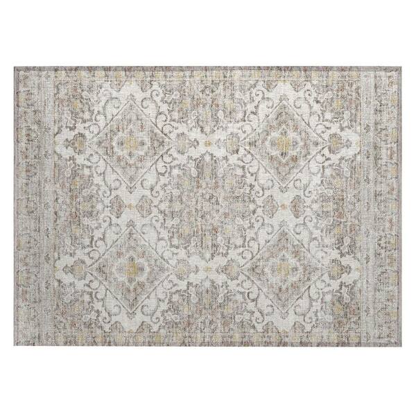 Chantille Machine Washable Indoor/Outdoor Abstract ACN3164 Ivory 2 ft. x 3 ft. Accent Rug