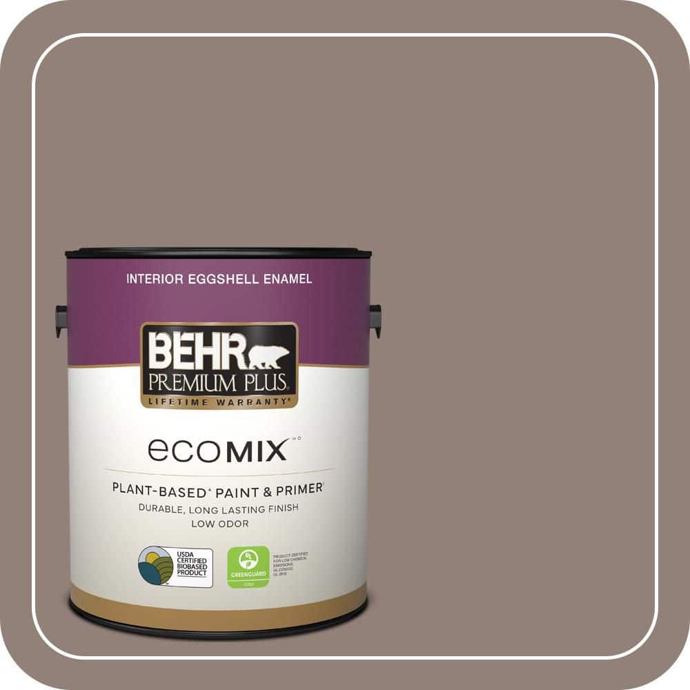 1 gal. #BNC-22 Chocolate Chiffon Eggshell Enamel EcoMix Plant-Based Interior Paint & Primer price history on PriceWatchPro