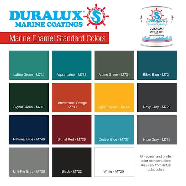 Duralux Marine Enamel Cruiser Blue / 1 Gallon
