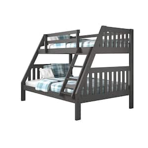 Grey Twin over Full Mission Bunk Bed