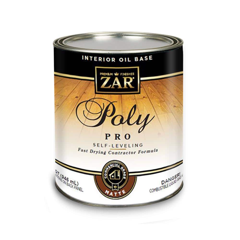 ZAR 1 qt. Matte Clear OilBased Interior PolyurethanePro 33512 The