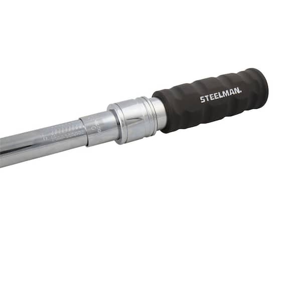 STEELMAN 3/8 in. Drive 10-100 ft-lb Micro-Adjustable Torque Wrench
