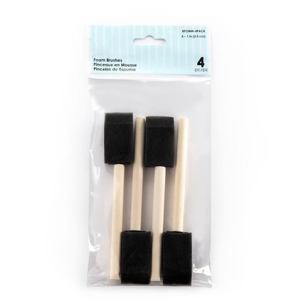  ARTY KRAFTS Pack of 15 Premium Quality Foam Paint Brushes Set -  Versatile Foam Brush & Sponge Paint Brush - Ideal for Detailed Craftwork -  Sponge Brush & Foam Brushes for
