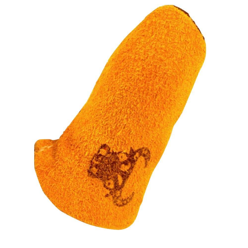 G & F 8126S Cowhide Leather Thumb Finger Pads Guard - Thumb Protection 1 Height Small 1 Pack
