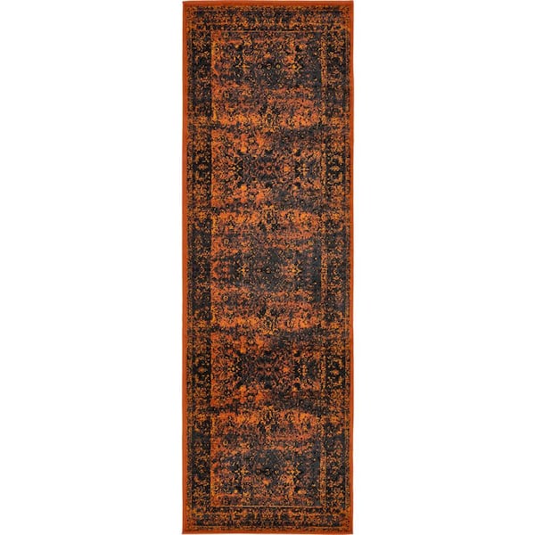 Unique Loom Imperial Bosphorus Terracotta 3' 0 x 9' 10 Runner Rug