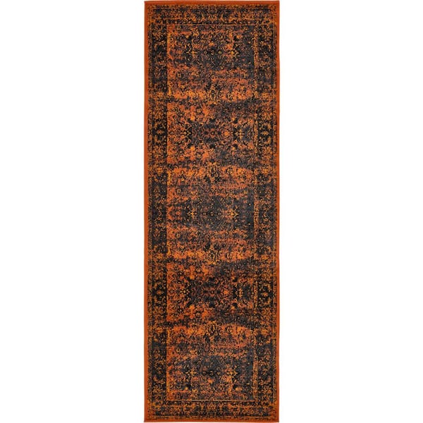 Unique Loom Imperial Bosphorus Terracotta 3' 0 x 9' 10 Runner Rug