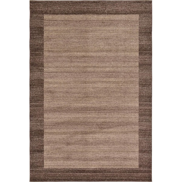 Del Mar Abigail Light Brown 6' 0 x 9' 0 Area Rug