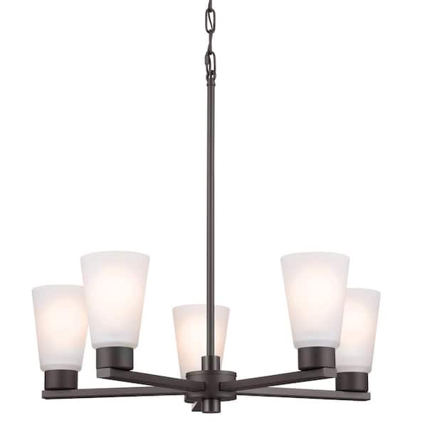 Kichler Stamos 5-Light Bronze Transitional Chandelier