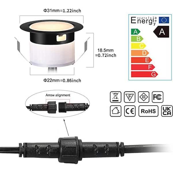 Solar Goes Green 72-Lumen 0.72-Watt Black Low Voltage Solar LED Spot Light