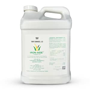 Iron-Aide a chelated iron for prevention and correction of a iron deficiency in all turf grasses