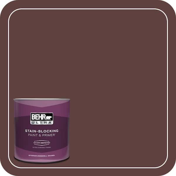 BEHR ULTRA 1 qt. #BXC-21 Chicory Root Extra Durable Eggshell Enamel Interior Paint & Primer